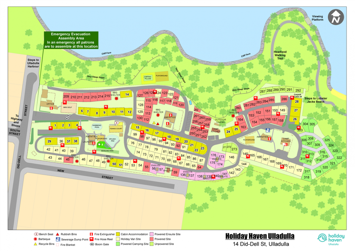 Ulladulla Headland Park Map | Ulladulla